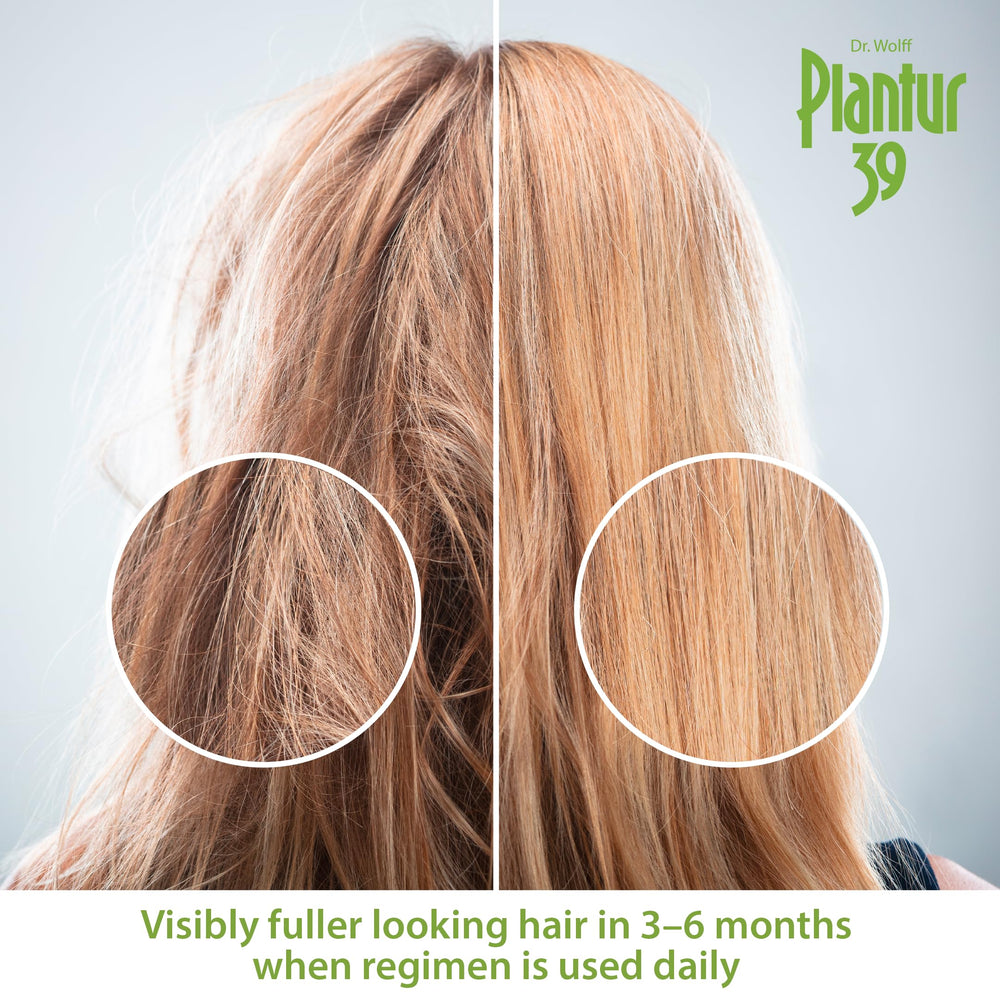 Plantur 39 conditioner hair-coat close-up hints at smoother, more manageable strands