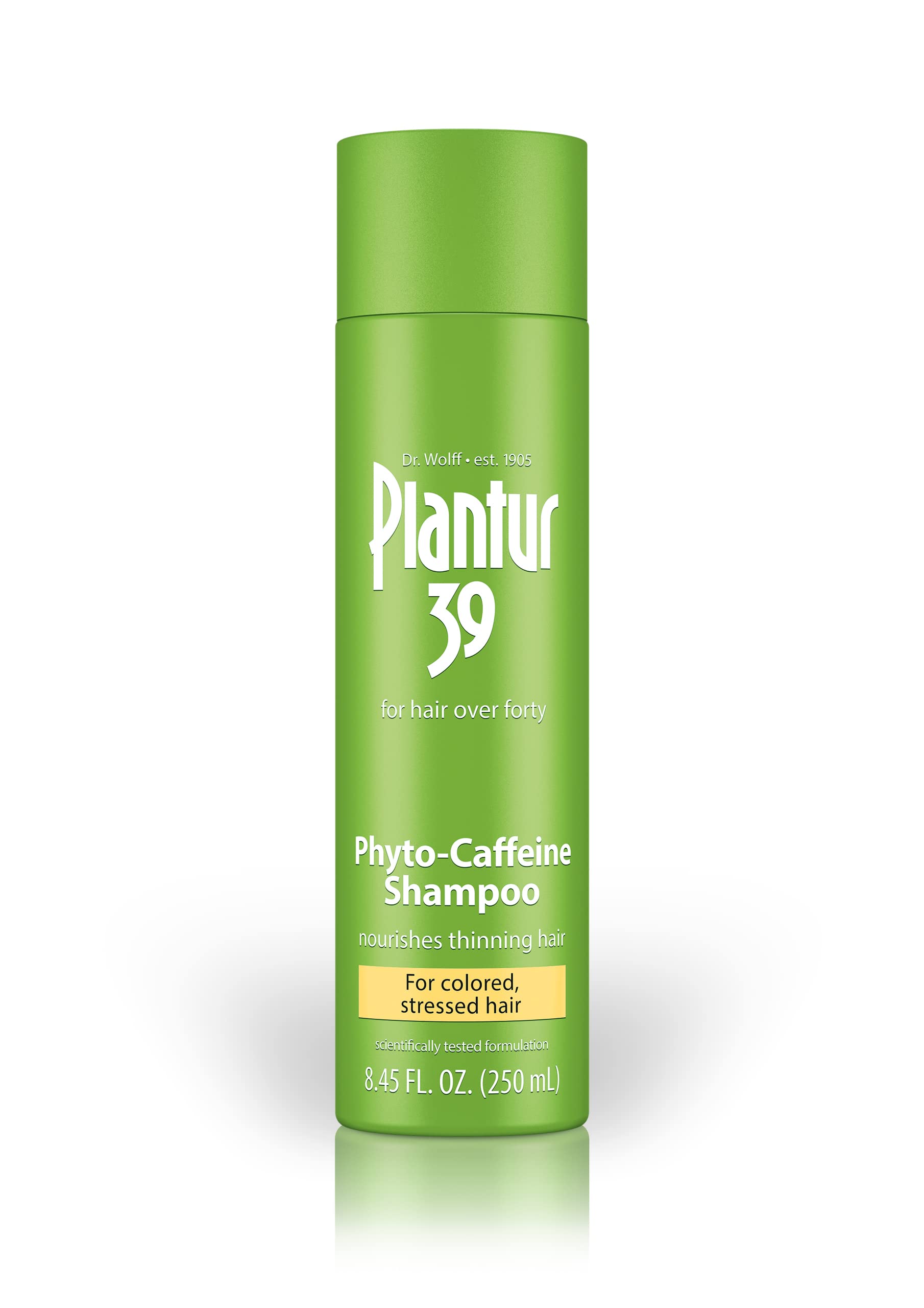 Plantur 39 Fitocafeína Champú Color Protegido mantiene el color vivo y suave.