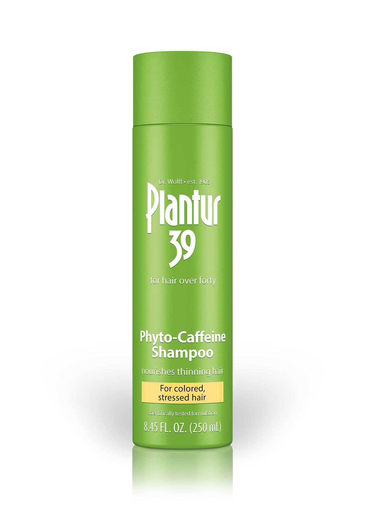 Plantur 39 Fitocafeína Champú Color Protegido mantiene el color vivo y suave.