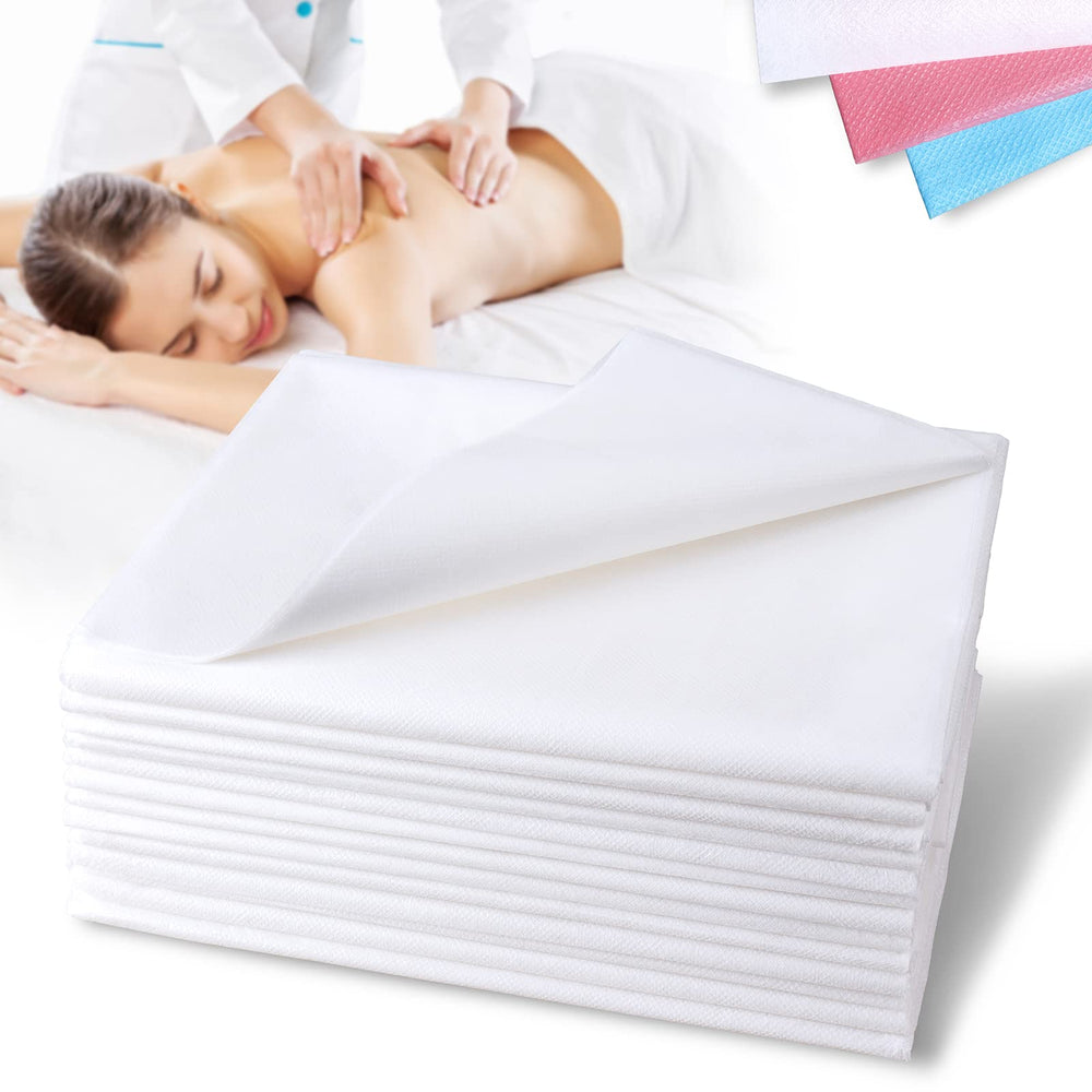 Platonee disposable bed sheet on spa table for clean sessions