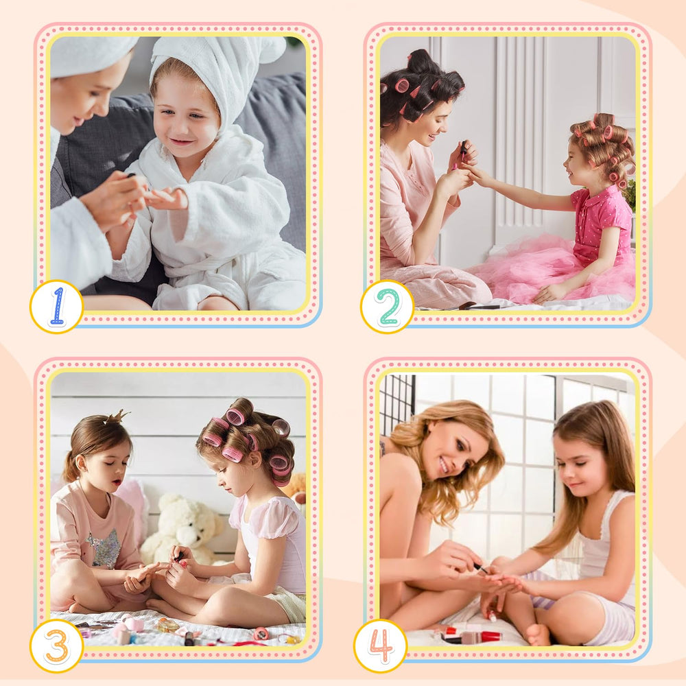 Plauva gift-pack for girls featuring nail art nails for birthdays or holidays.