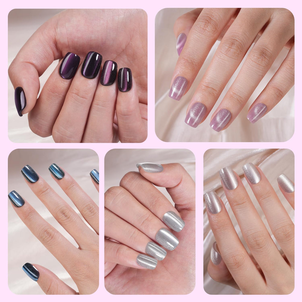Plauva kit de uñas con 15 tallas para ajuste cómodo