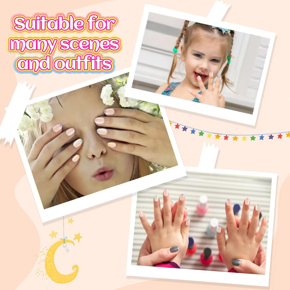 Plauva nail glue for kids enables secure wear during creative sessions.