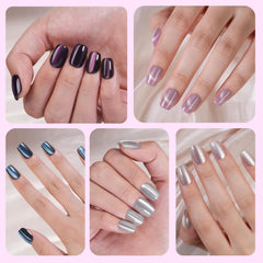 Uñas Gel suave Plauva Cat Eye, material seguro para uñas