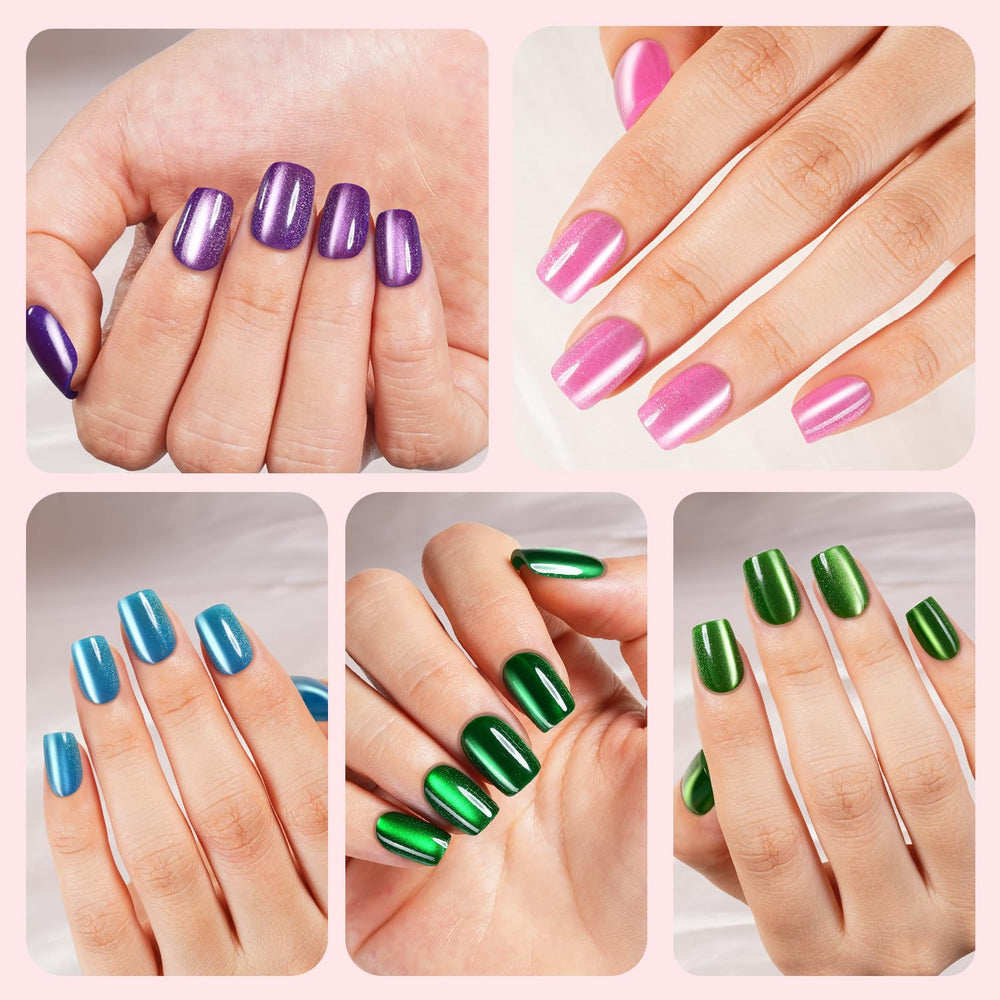 Uñas Plauva postizas, aplicación fácil con adhesivo incluido.