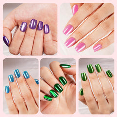 Uñas Plauva postizas, aplicación fácil con adhesivo incluido.