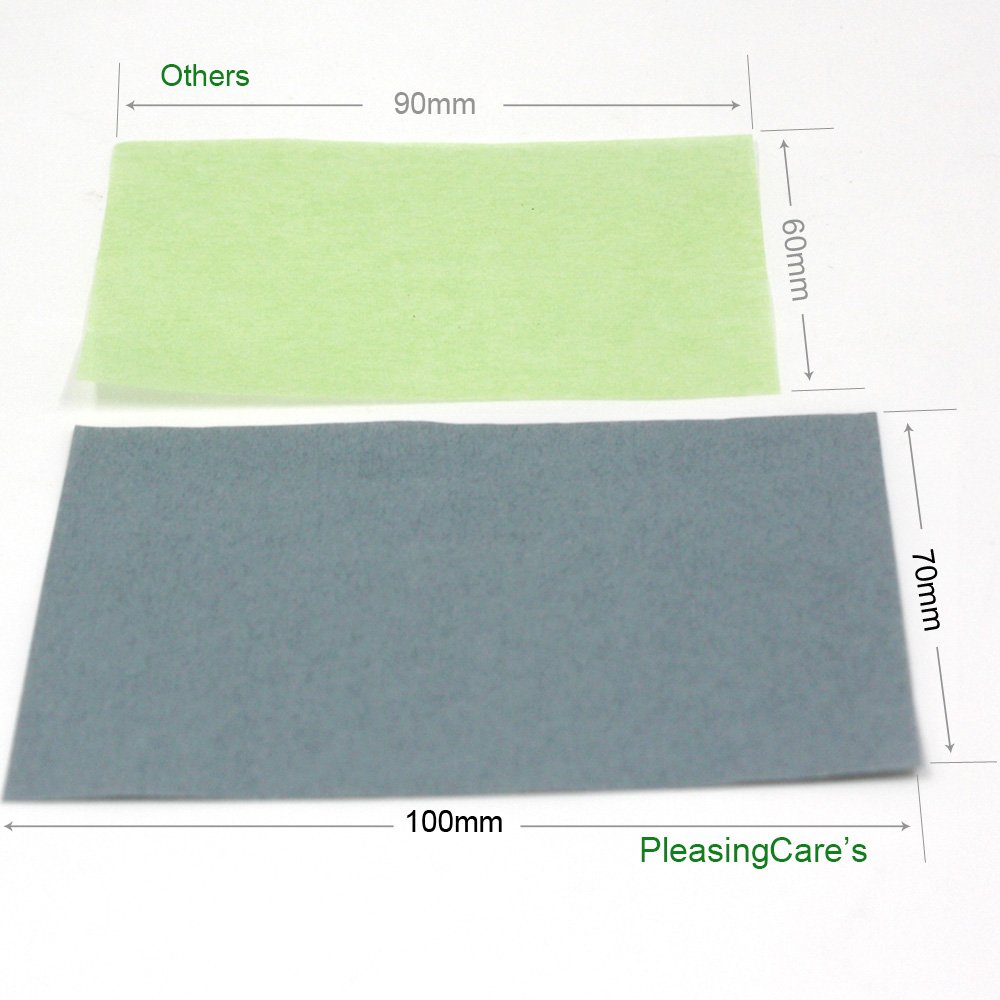PleasingCare gym-use blotting sheets for post-workout touch-ups