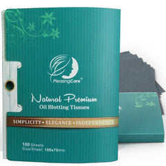 PleasingCare premium blotting paper dispenser for on-the-go shine control