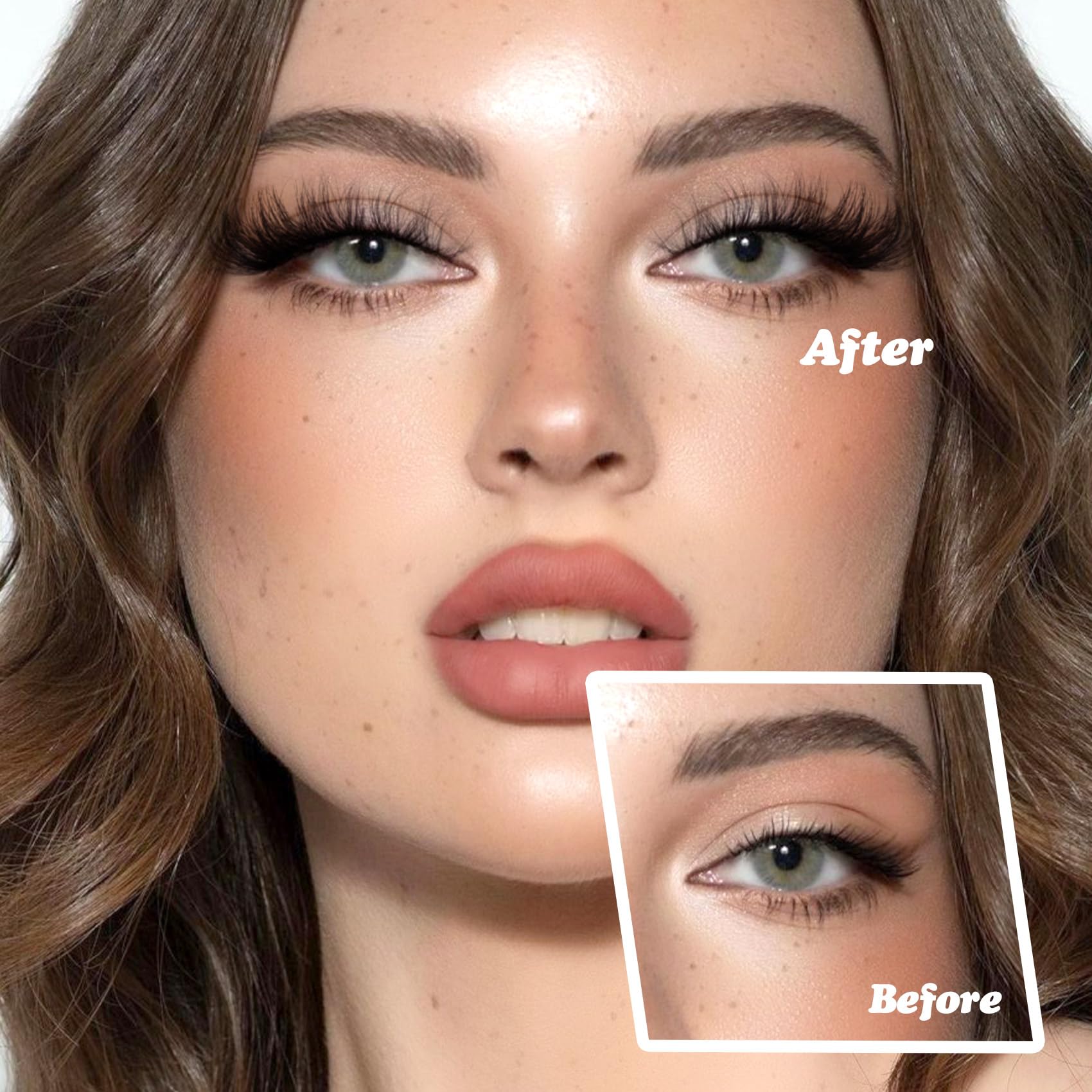 Pleell natural mink look lashes delivering soft daily volume