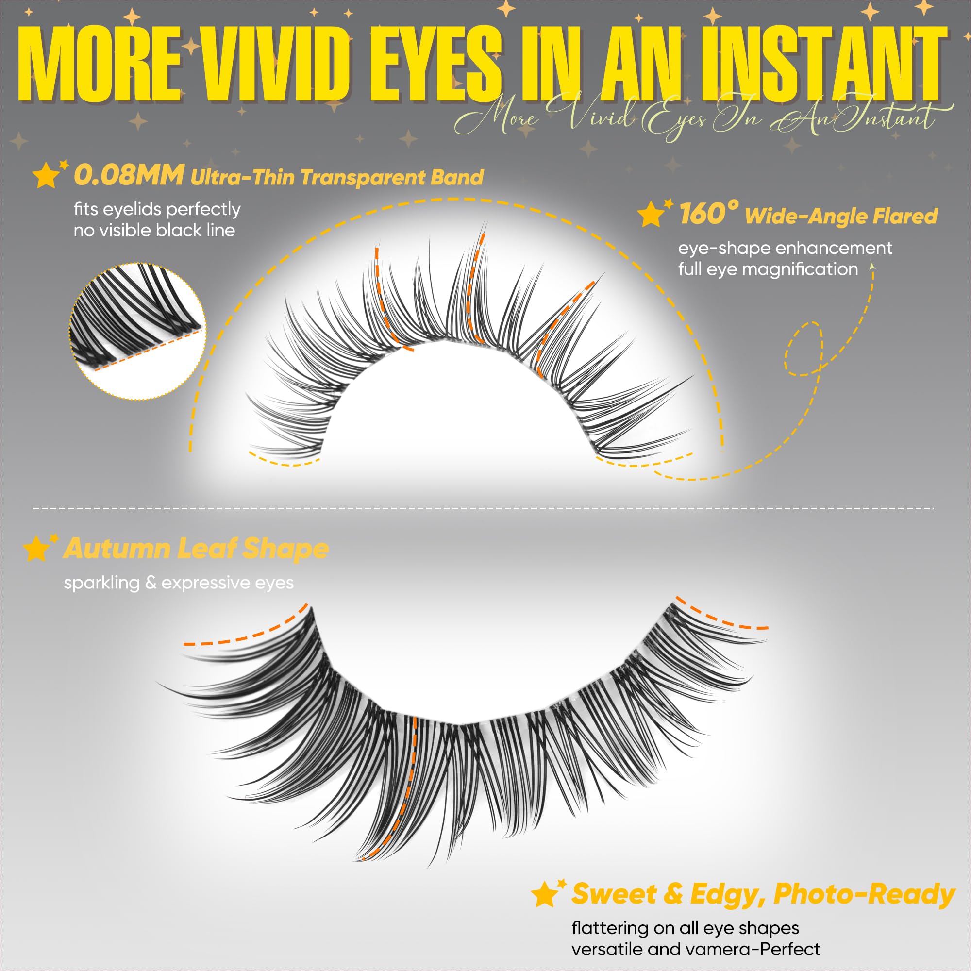 Pleell invisible band 0-08mm ensures a seamless, nearly invisible look.