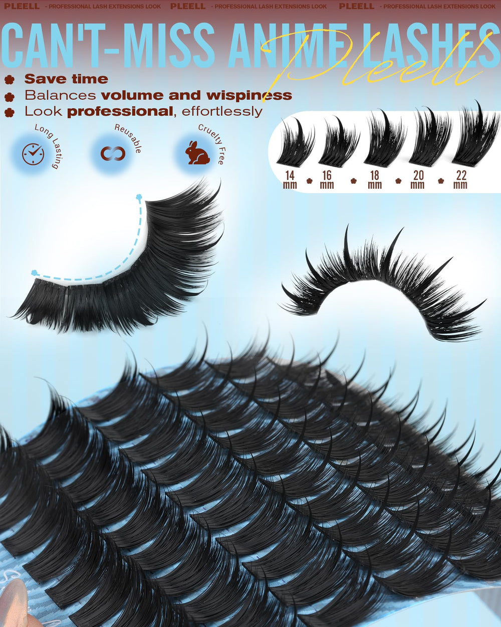Pleell offers doll eye, fox eye and cat eye looks.