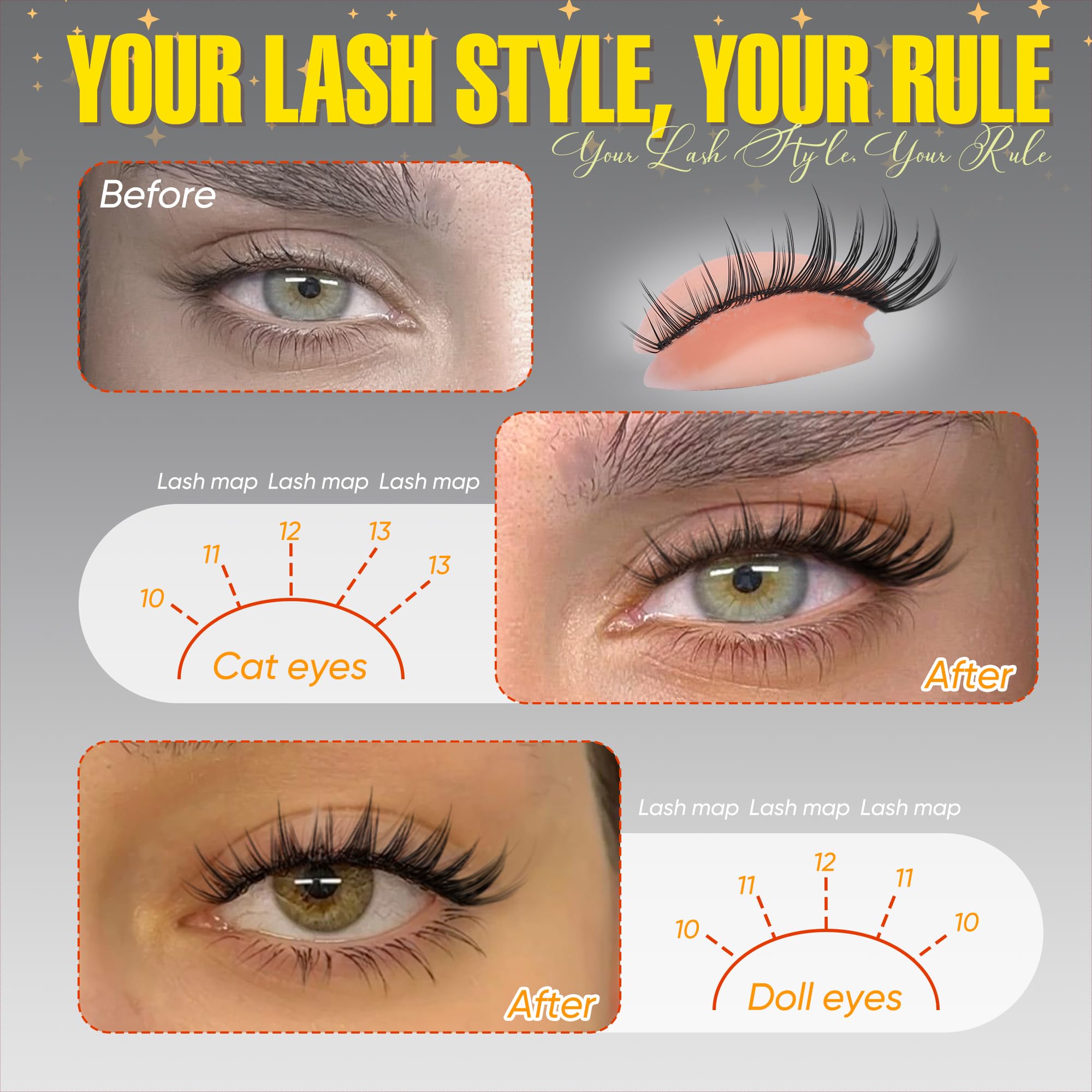 Pleell natural lash clusters 12mm deliver gentle lift for daytime events.