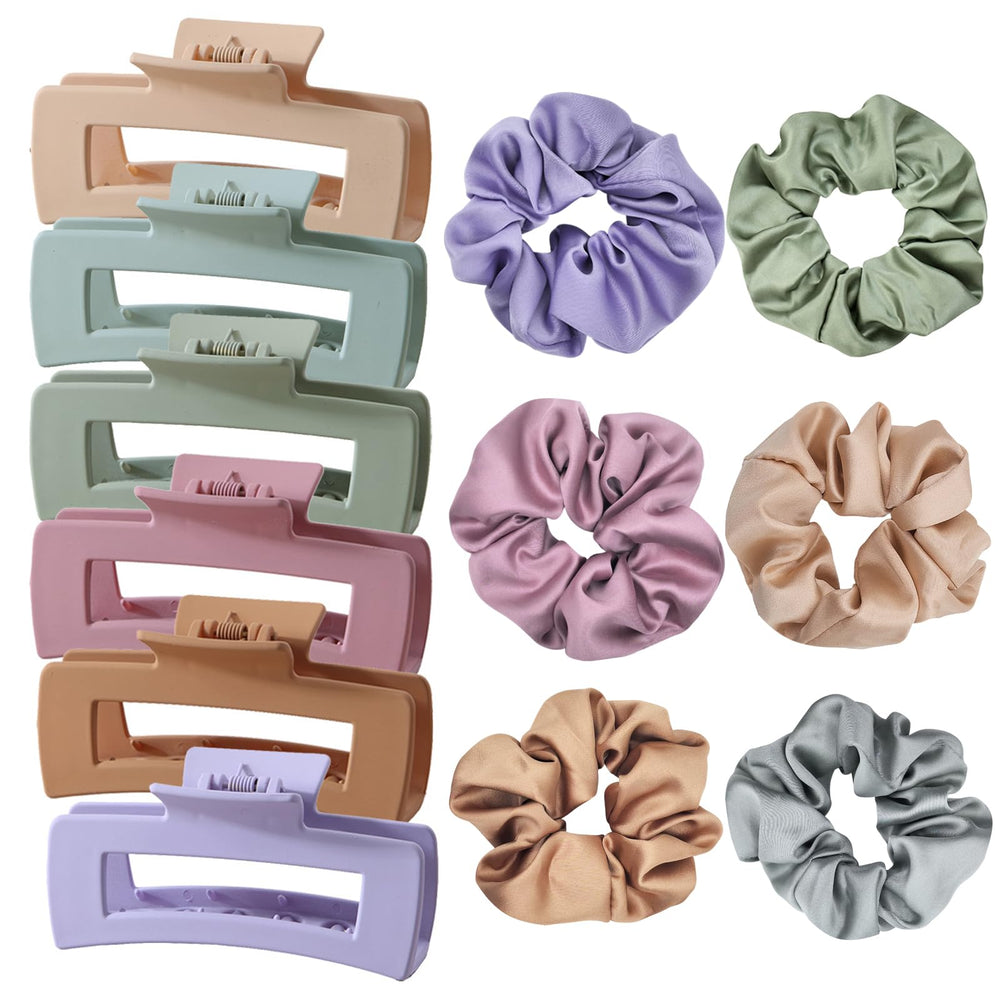 PLERAVOX conjunto 12 pinzas pelo seda mate para estilos variados.