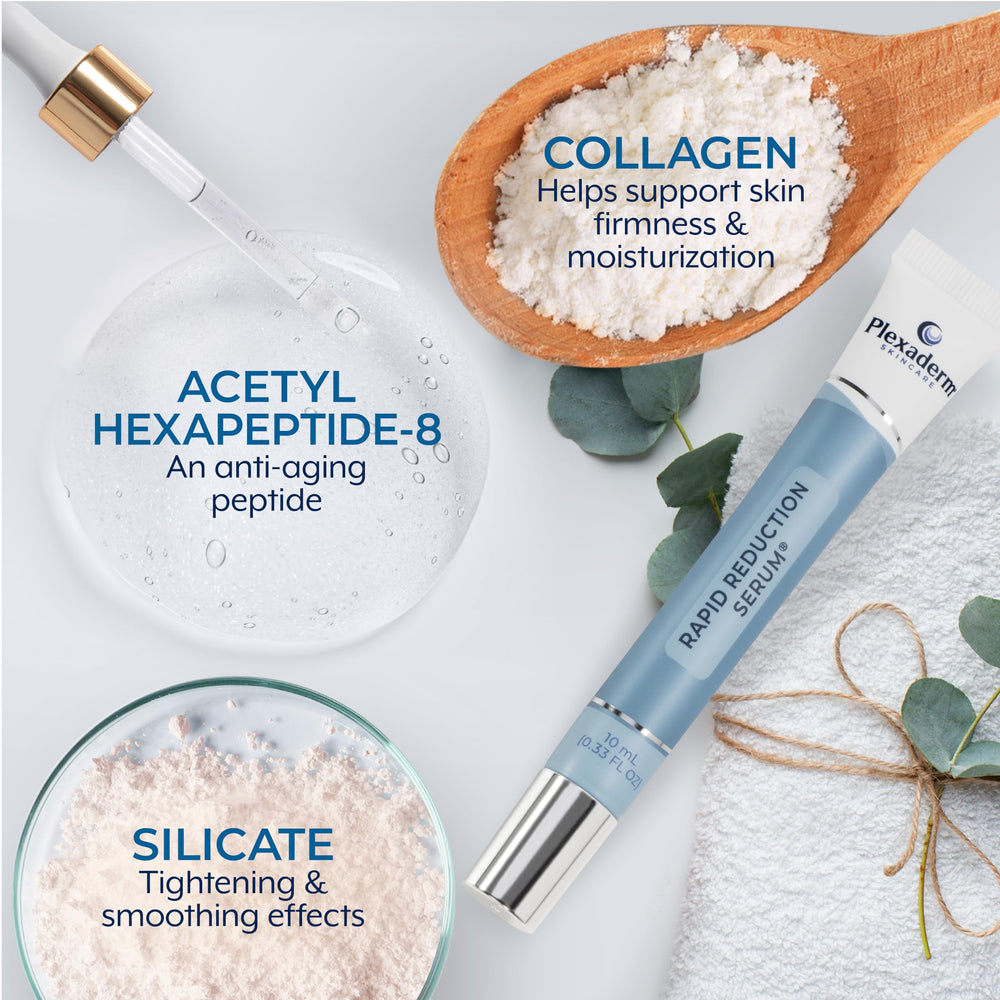 Plexaderm packaging box showing three tubes for ongoing home use.
