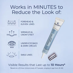Plexaderm serum texture close-up demonstrating easy spreadability for smooth application.