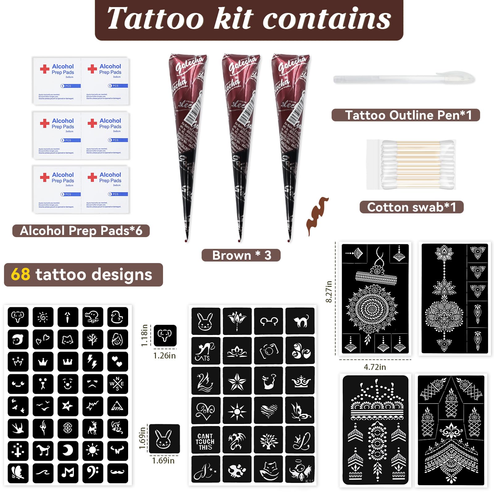 PllusJoys desarrollo de color del tatuaje desde naranja a marrón