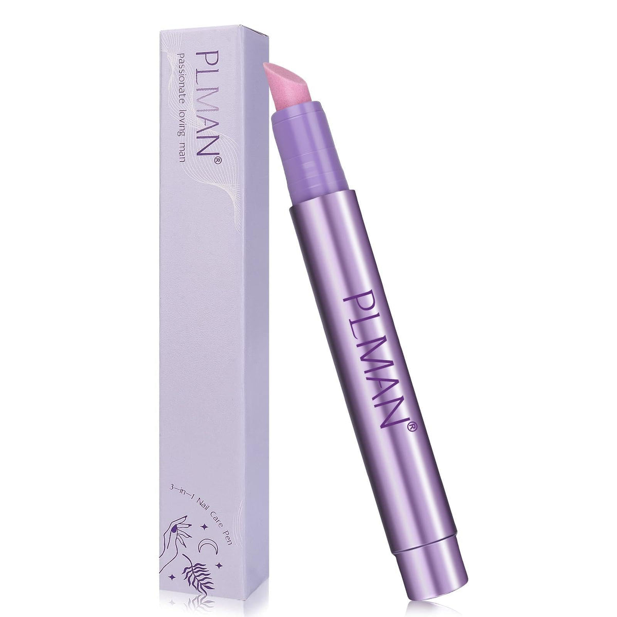 Plman 3-in-1 Cuticle Oil Pen cap shows portable design for quick touch-ups.