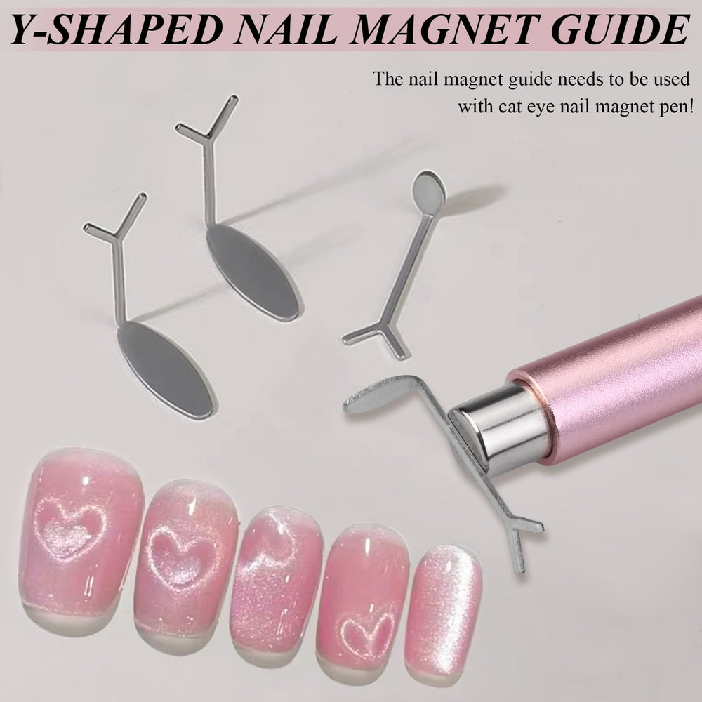 Plman pink nail magnet set for stylish DIY art.