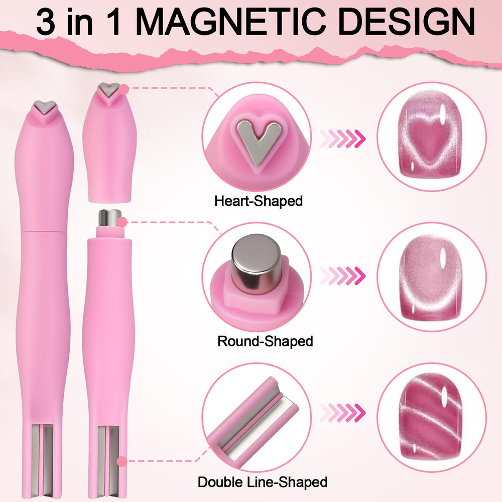 Plman Steel Ball Magnetic Pen for precise nail art details