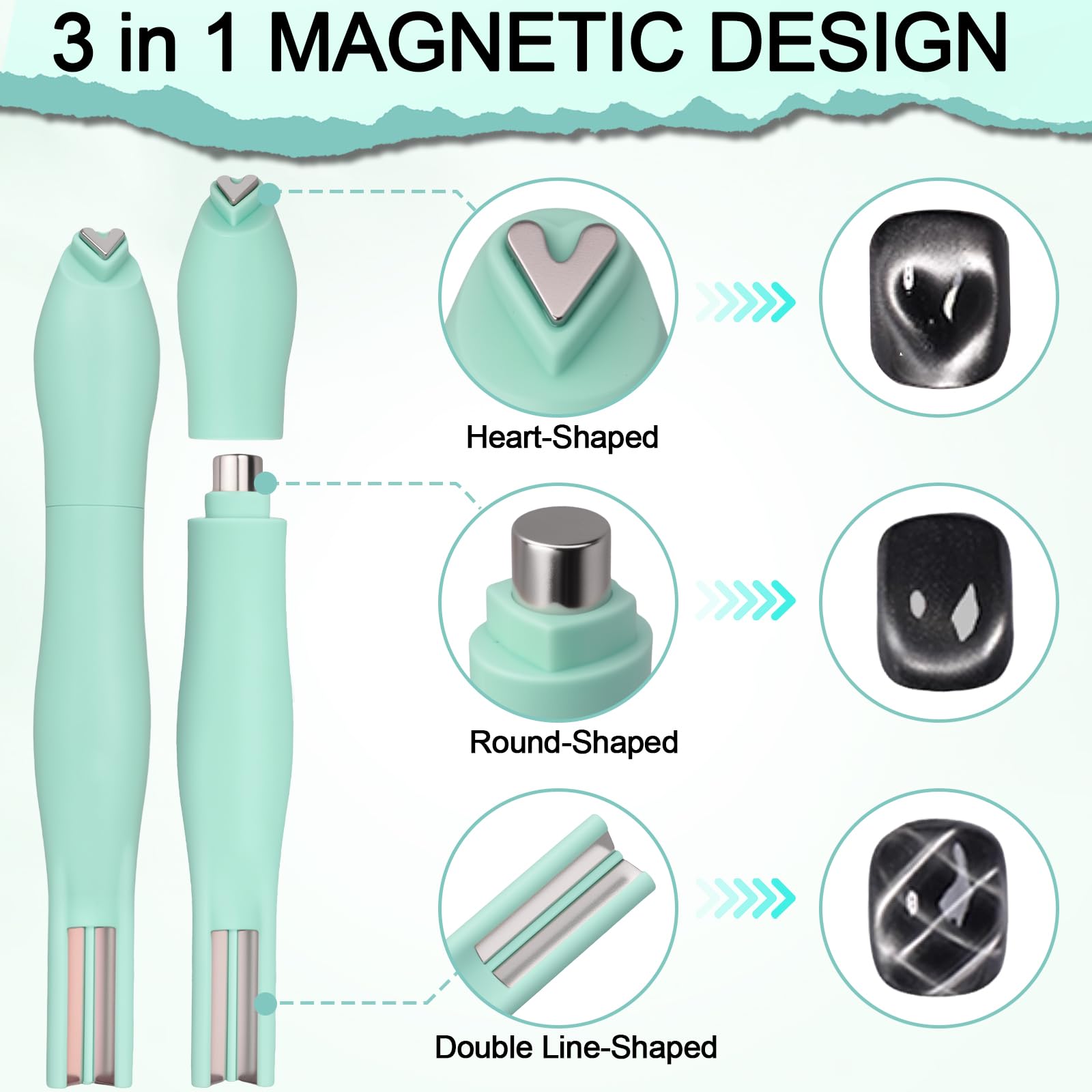 Plman steel ball magnetic pen delivers smooth control for detailed magnet designs.