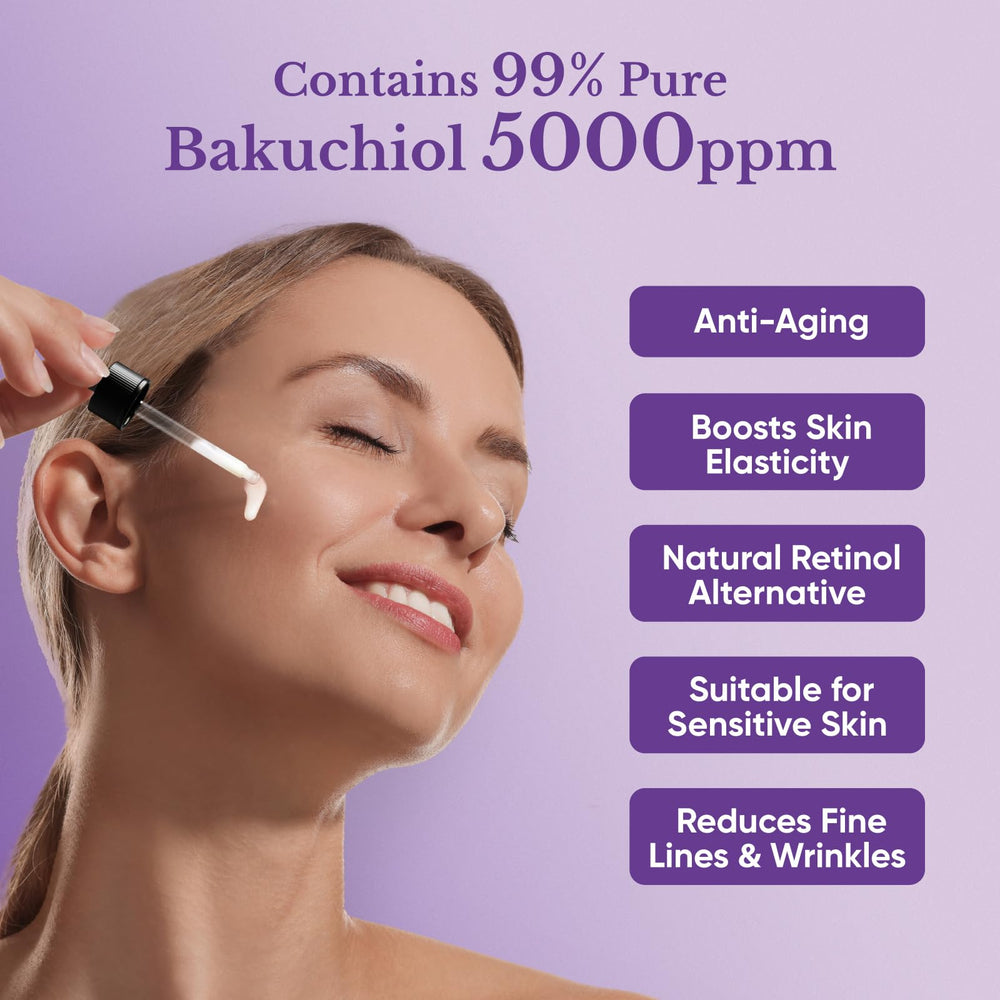 +1HEROLABS Bakuchiol Serum textura cremosa para una aplicación diaria agradable.