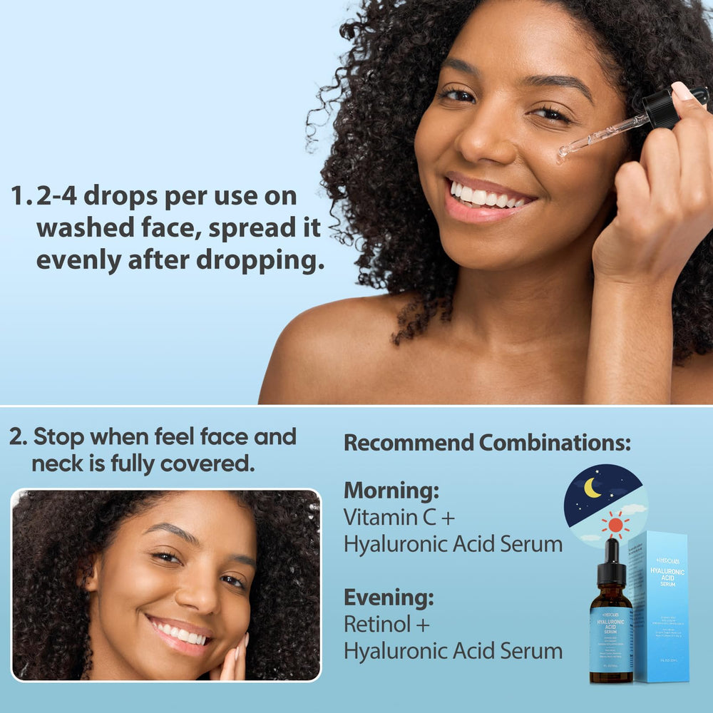 +1HEROLABS serum hialuronico aplicación facial suave y eficaz