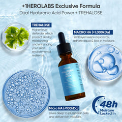 +1HEROLABS serum hialuronico con ingredientes clave para cuidado diario