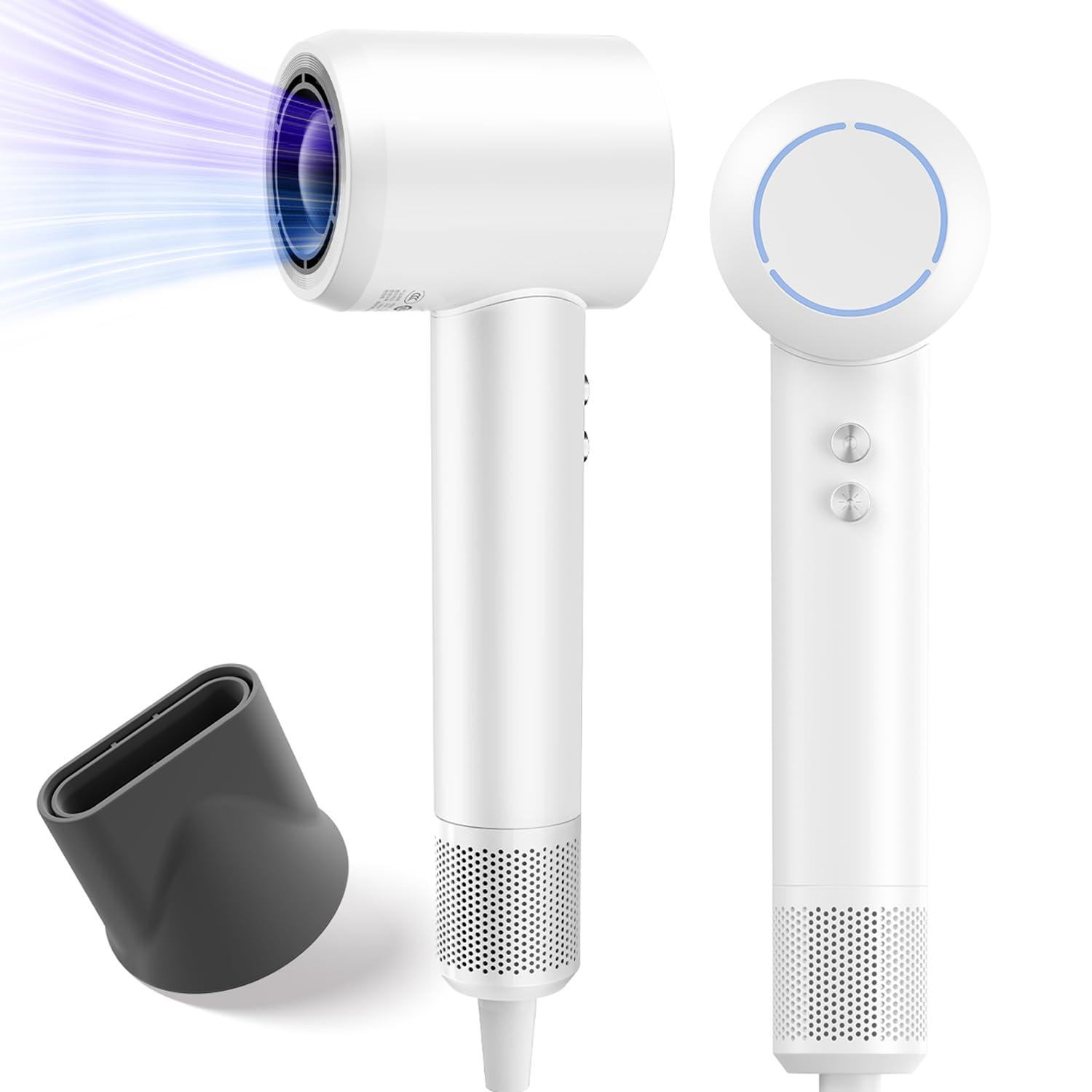 PLUZZ hair dryer lightweight design for travel and packing