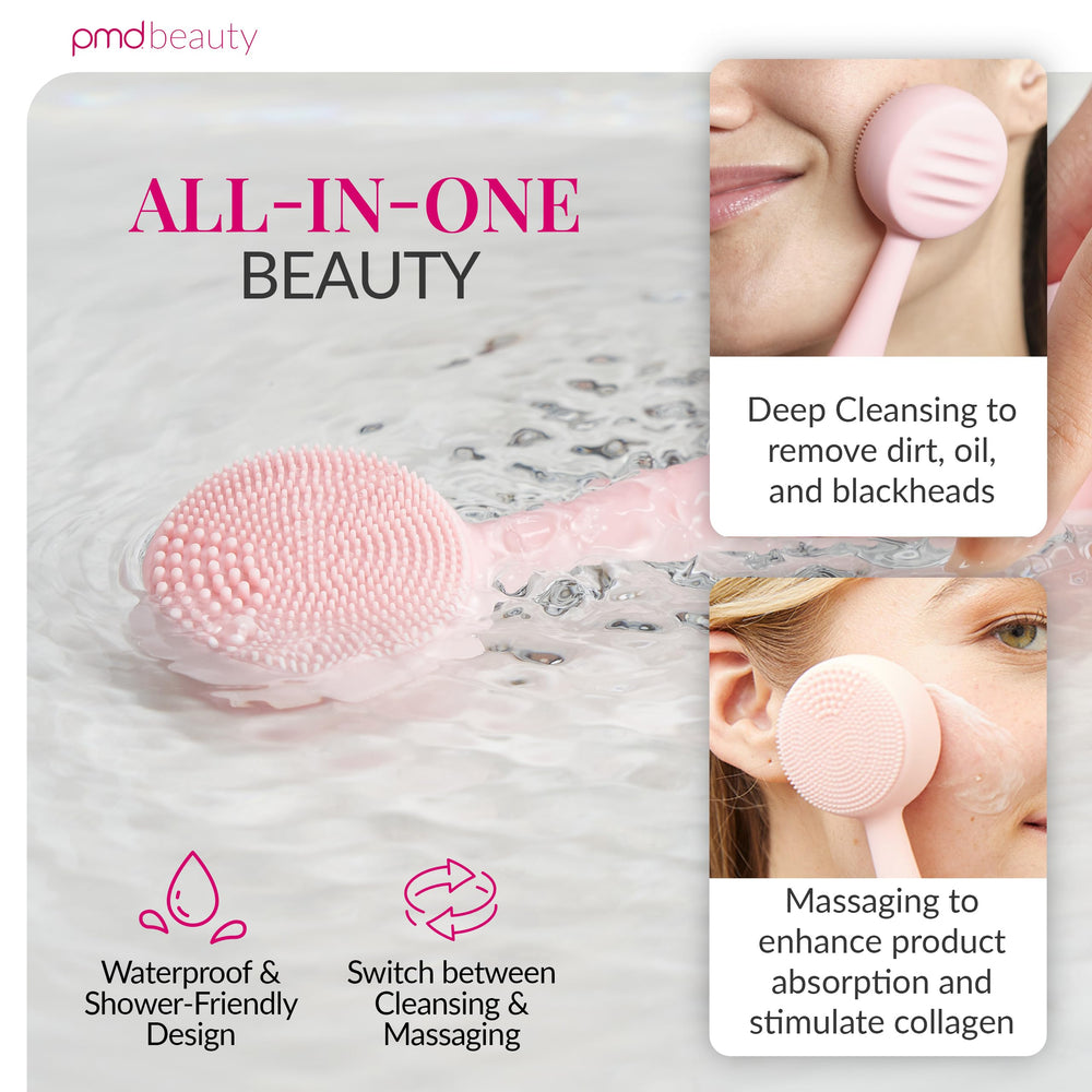 PMD Beauty Anti-Aging Massager stimulates skin to help reduce the appearance of fine lines