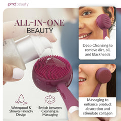 PMD Clean anti-aging massage helps promote a firmer look.