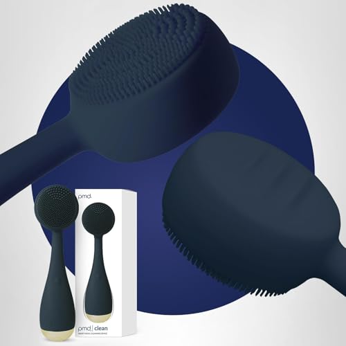 PMD Clean massage aids in applying serums evenly across the face
