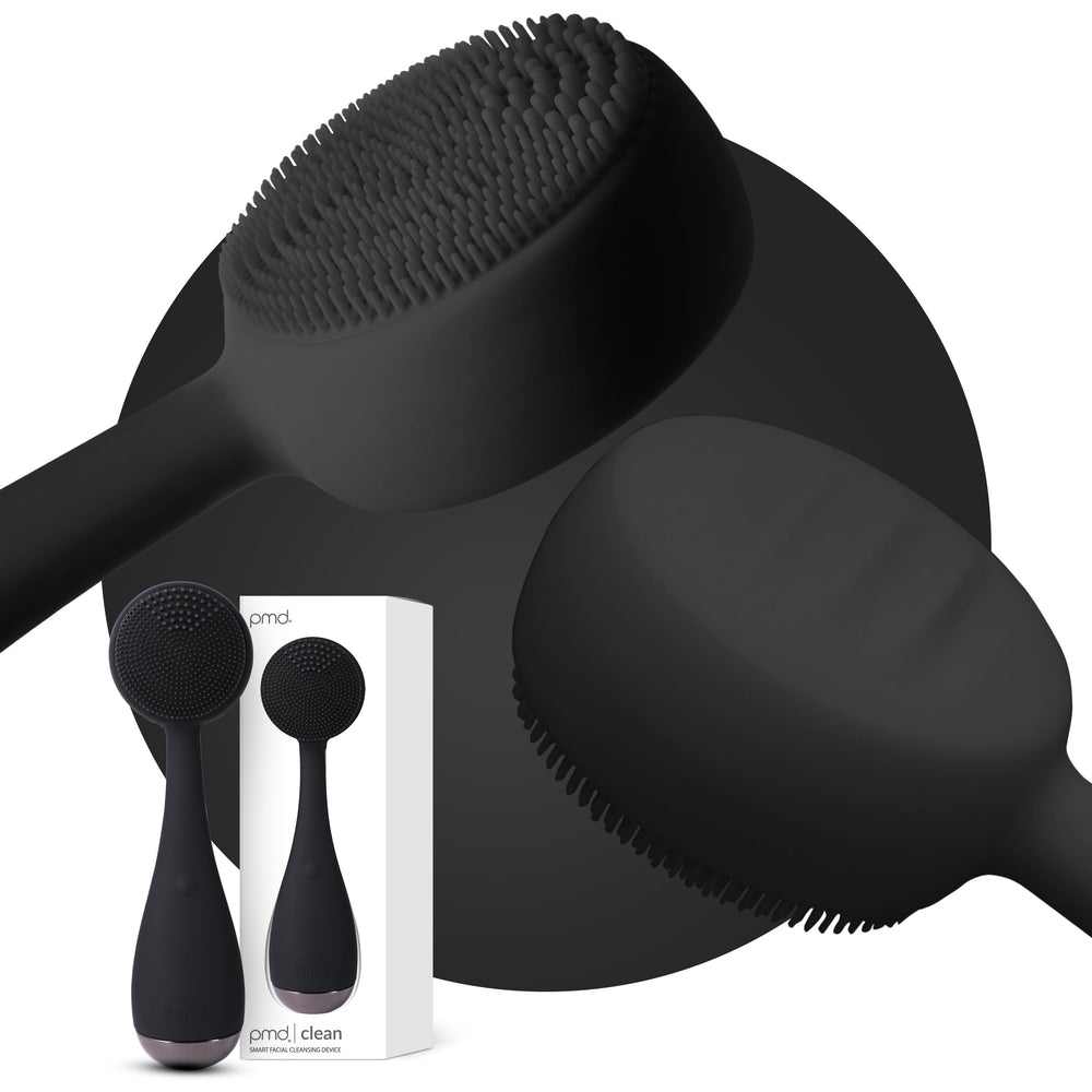 PMD Clean with silicone bristles for gentle cleansing and refreshed skin
