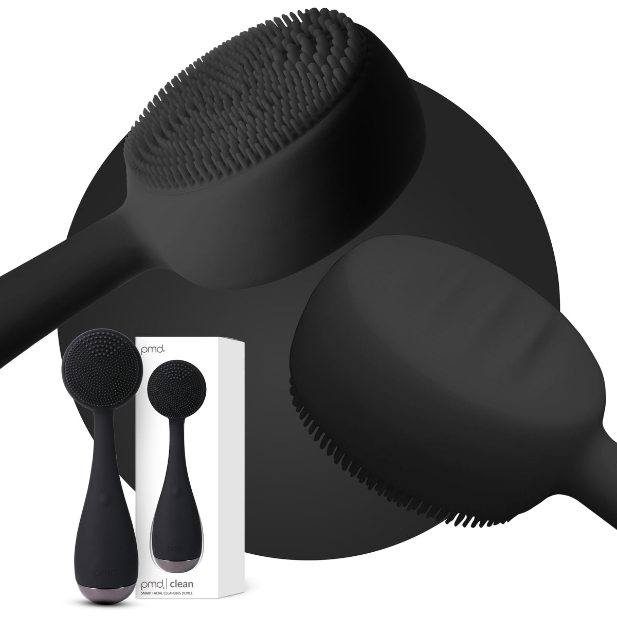 PMD Clean with silicone bristles for gentle cleansing and refreshed skin