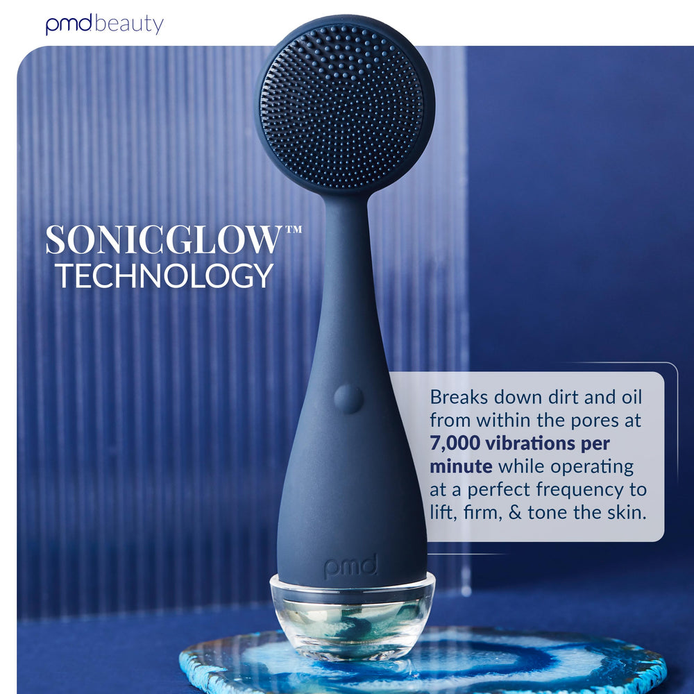 PMD Clean silicone brush provides hygienic cleansing without brush replacement