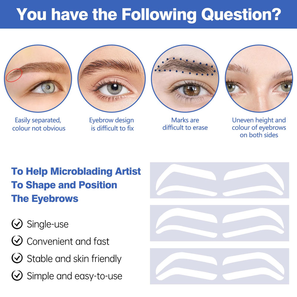 PMUBEAUTY guia simetria cejas: ayuda a definir cejas equilibradas.