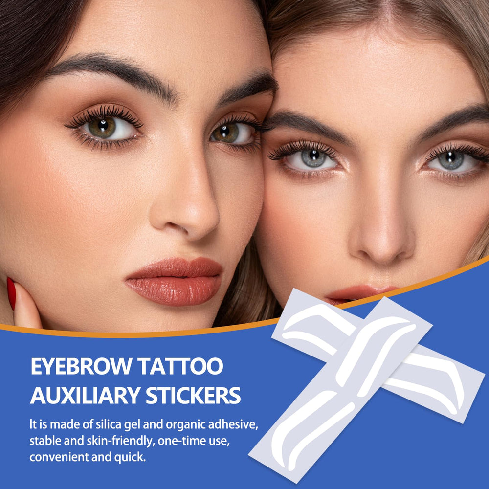 PMUBEAUTY plantillas cejas desechables: uso higiénico y cómodo.