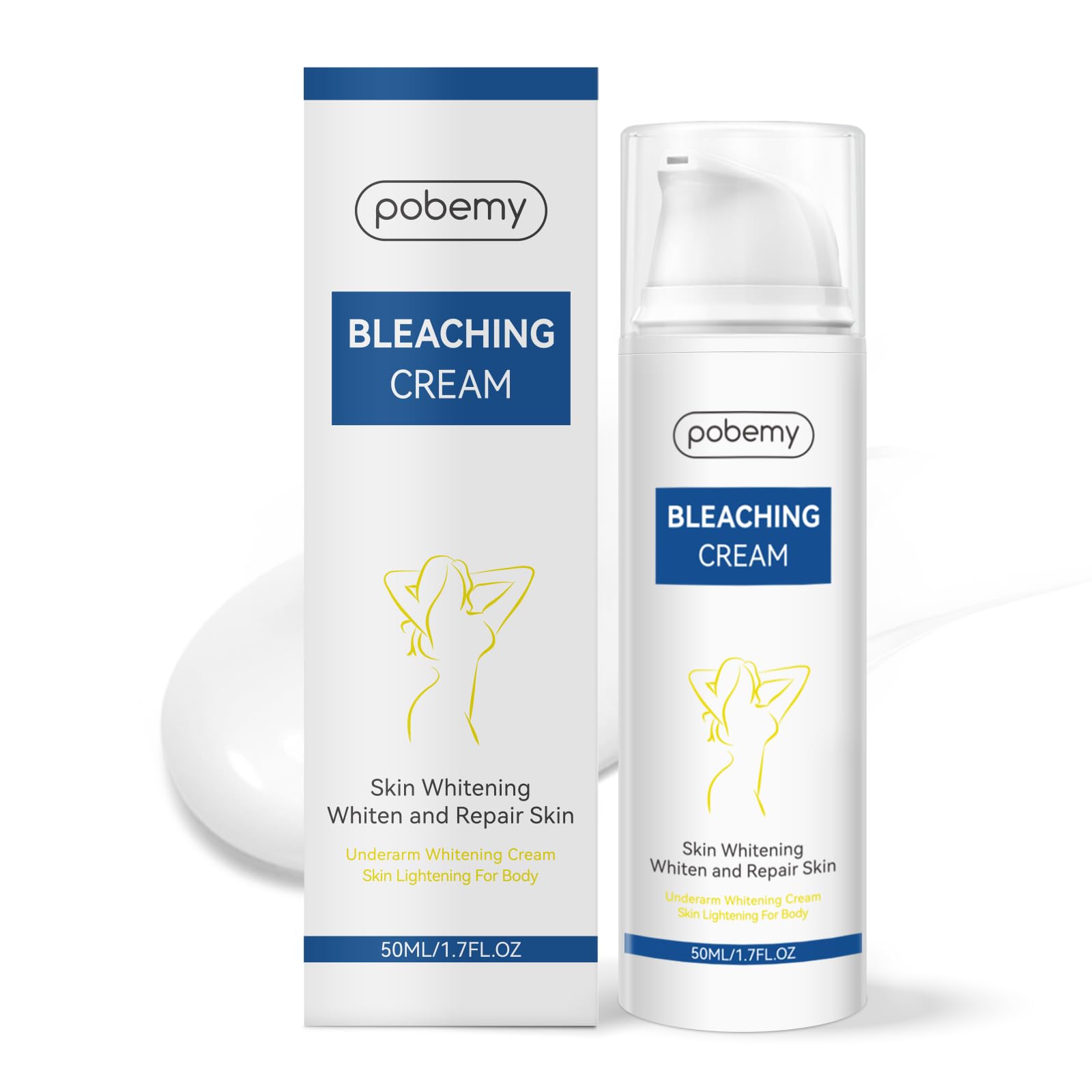 Pobemy Crema Iluminadora en botella para rostro, tono más uniforme