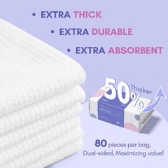 PoeticEHome alta absorción para limpiar rostro con menos pasadas