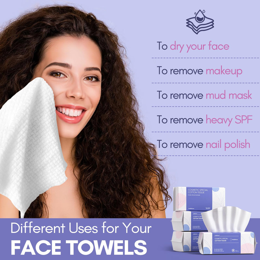 PoeticEHome diseño de doble cara facilita limpieza suave y maquillaje