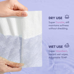 PoeticEHome tejido de algodón natural para cuidado facial diario
