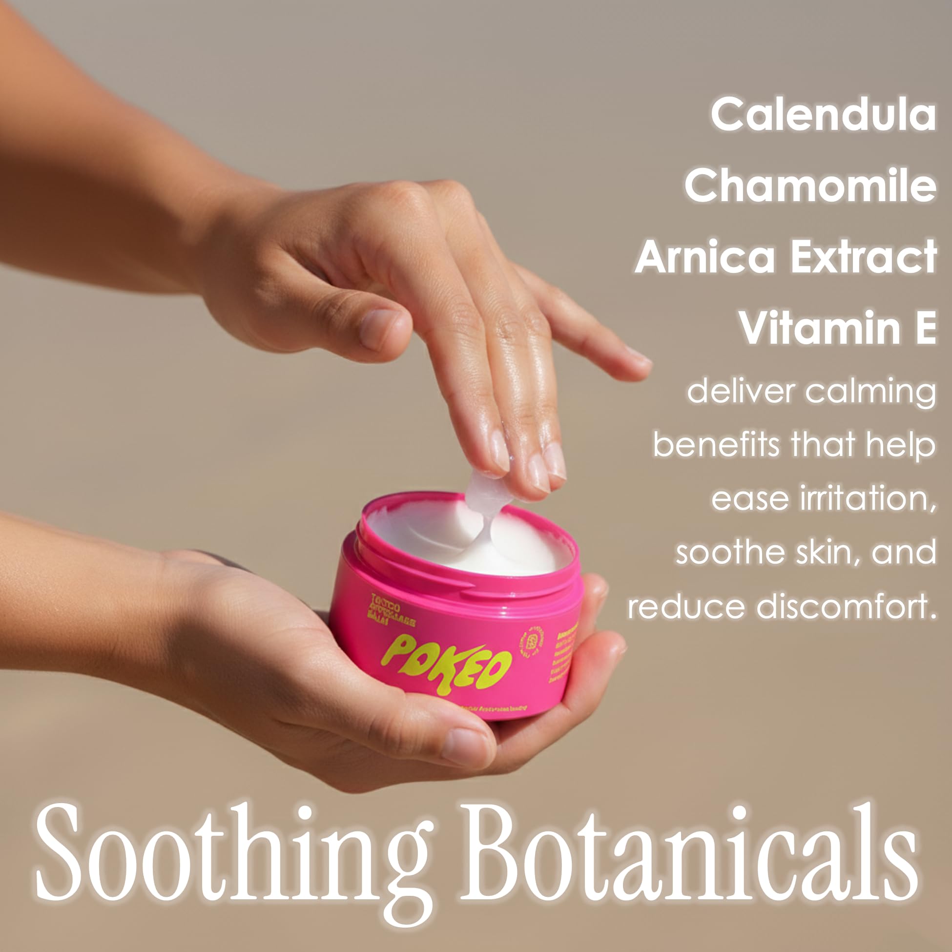 Hidratación profunda con manteca de karité y aceite de coco para tatuajes.