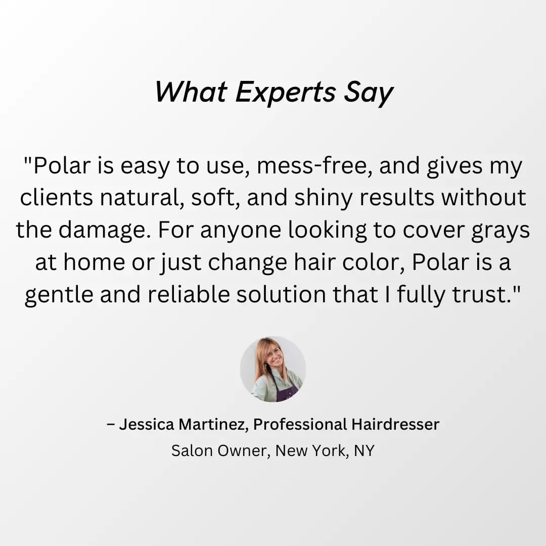 Polar Hair Care 6.76 oz bottle ready for at-home color results