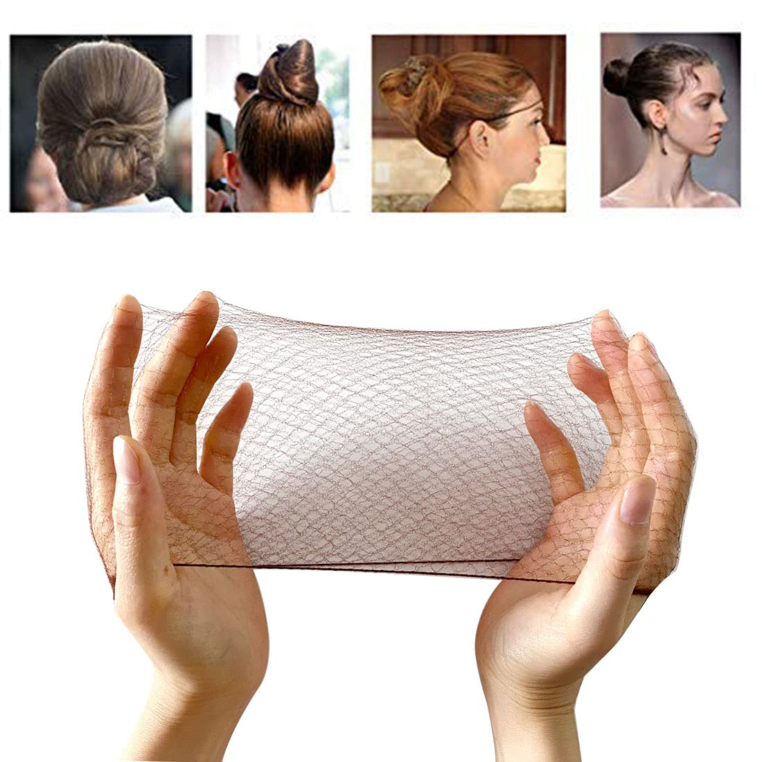 Polly Online empaque de redes para cabello invisibles, fácil almacenamiento y uso diario.
