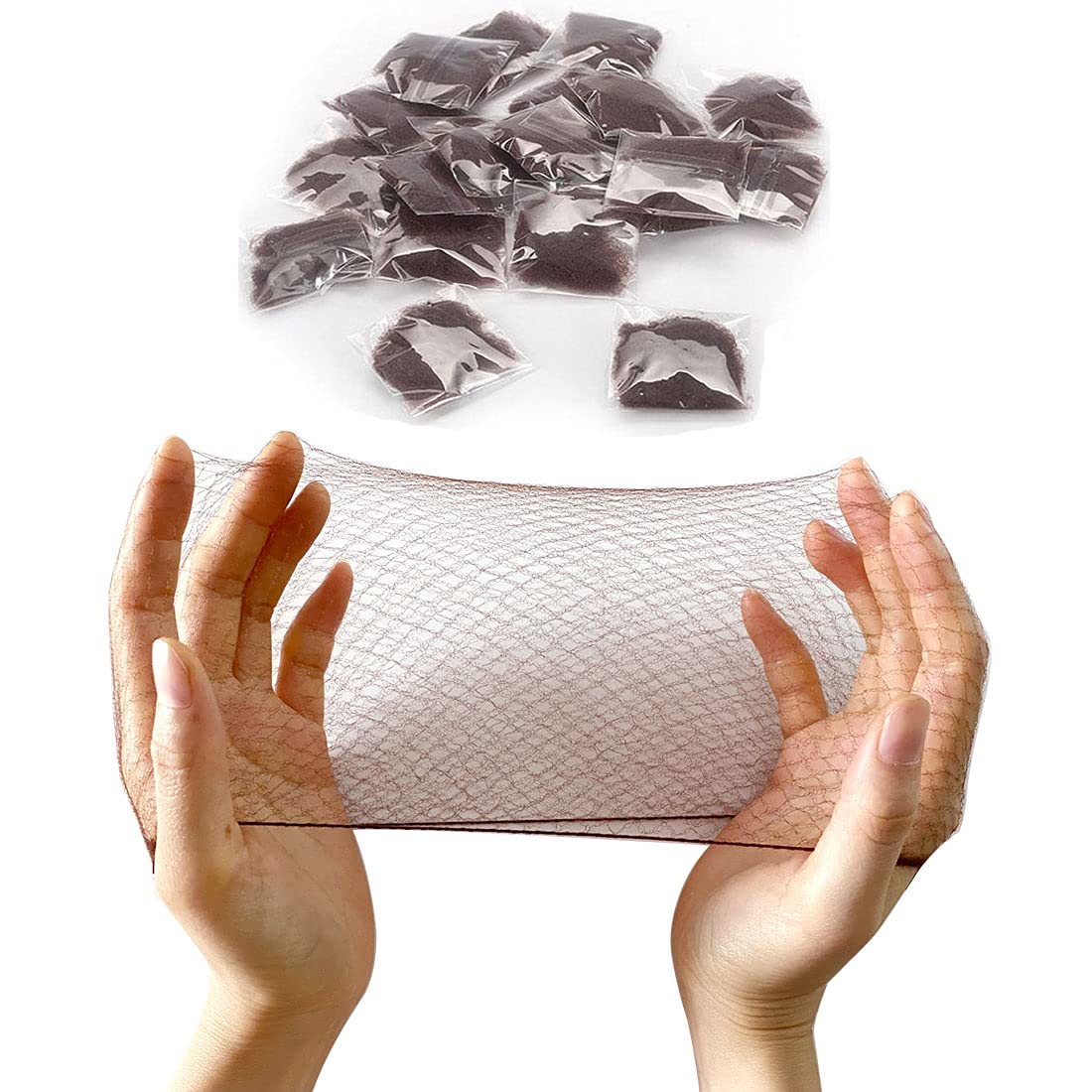 Polly Online redes para cabello invisibles, ideal para recogidos discretos en café.