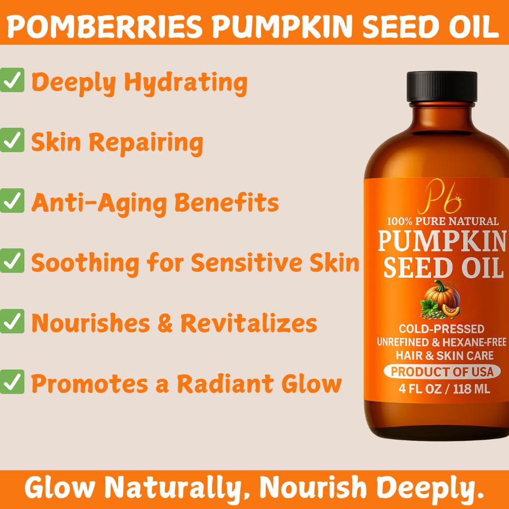 Cabello con control de encrespamiento gracias al Aceite de Calabaza Pomberries