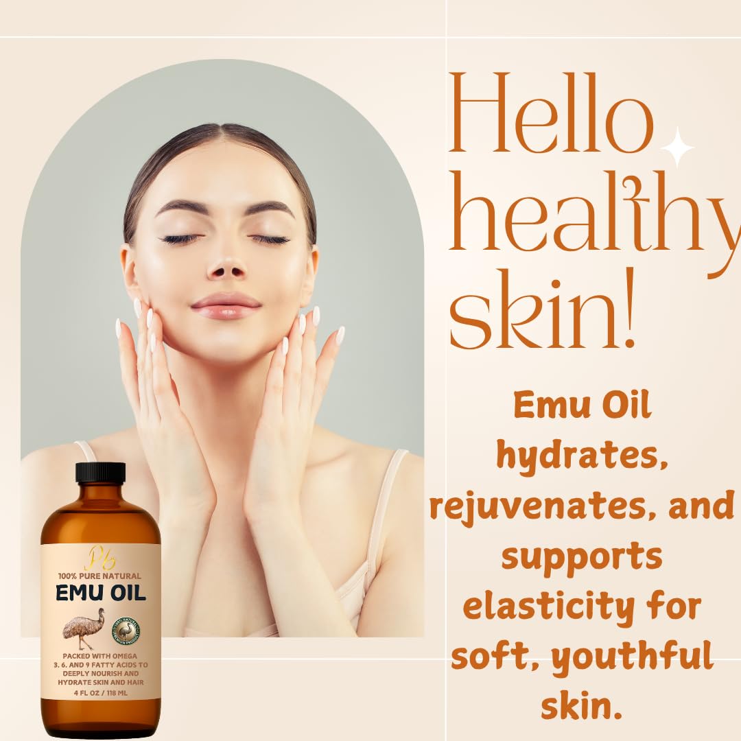 Pomberries Emu Oil ideal para masajes por su absorción rápida.