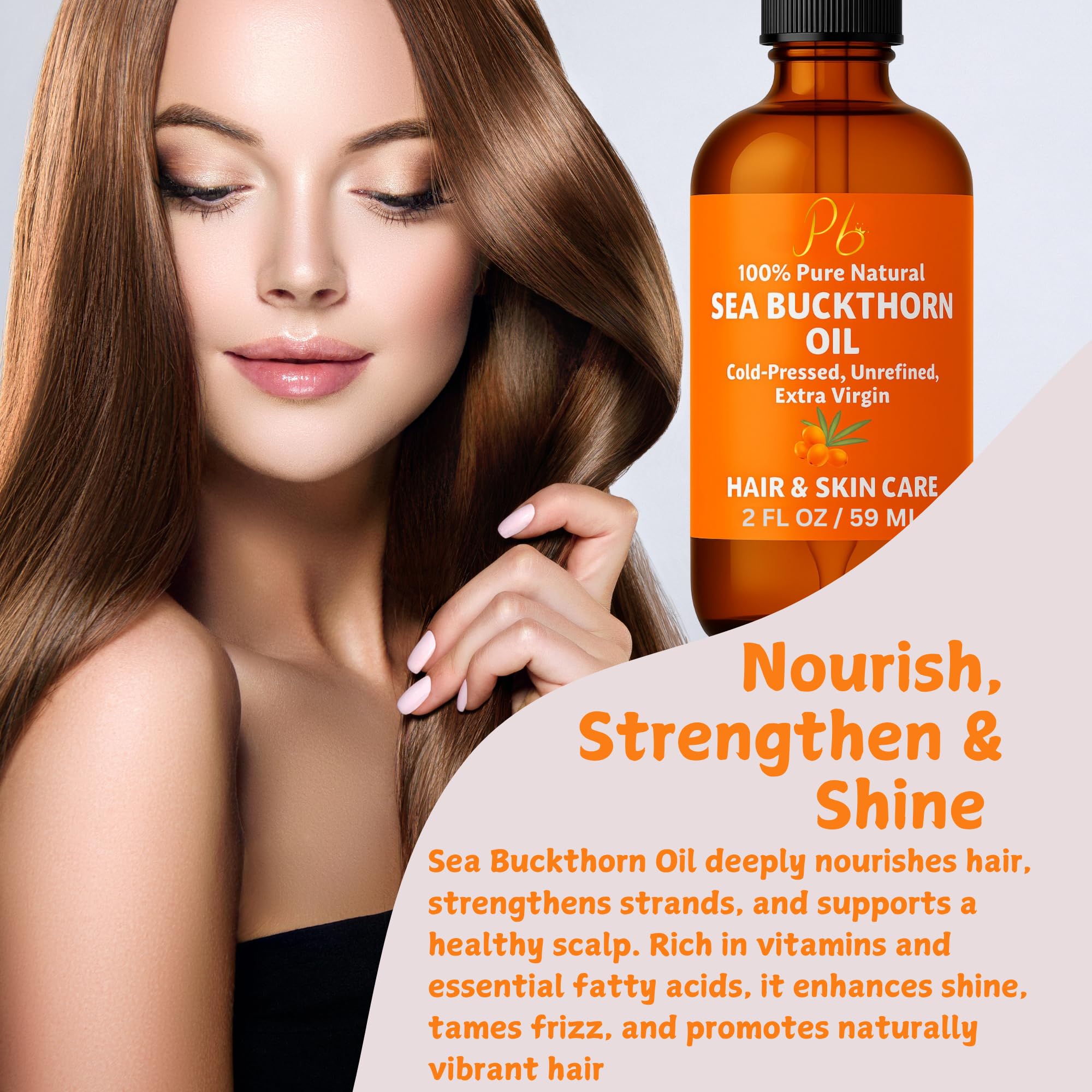 Pomberries Sea Buckthorn Oil for face supports radiant-looking skin with light absorption