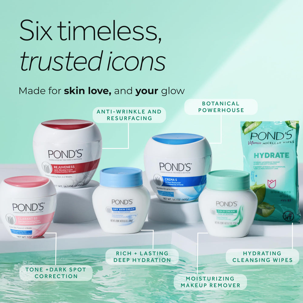 POND'S Clarant B3 envase de 7 oz facilita la rutina diaria