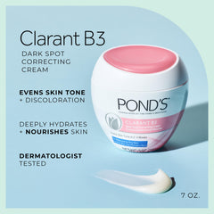 POND'S Clarant B3 con vitaminas B3 y C aporta brillo y tono uniforme