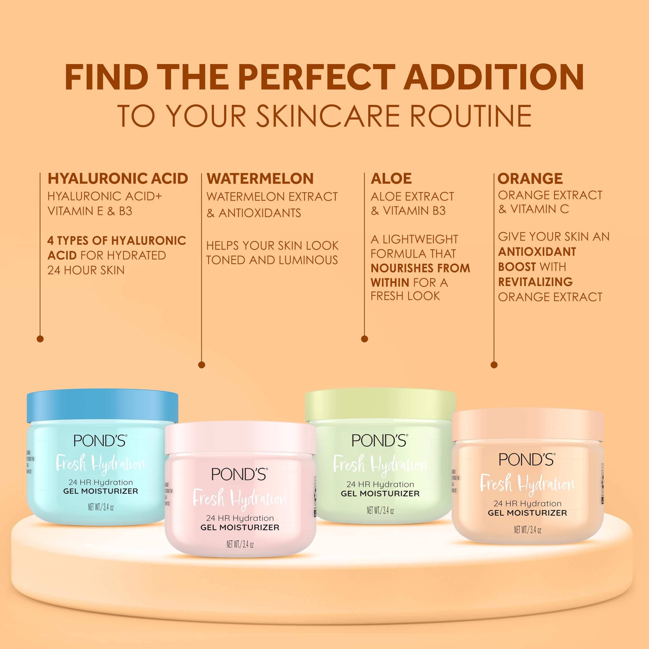 POND'S dermatologist-tested logo signals trusted skincare